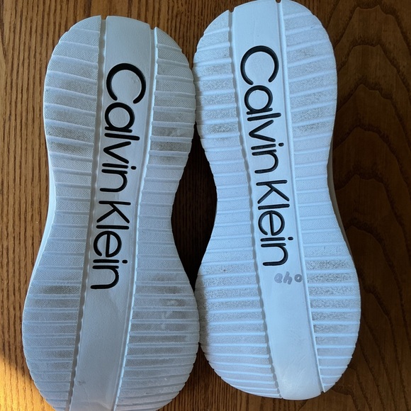 Calvin Klein Black Slip-On Athletic Shoes - Picture 6 of 6